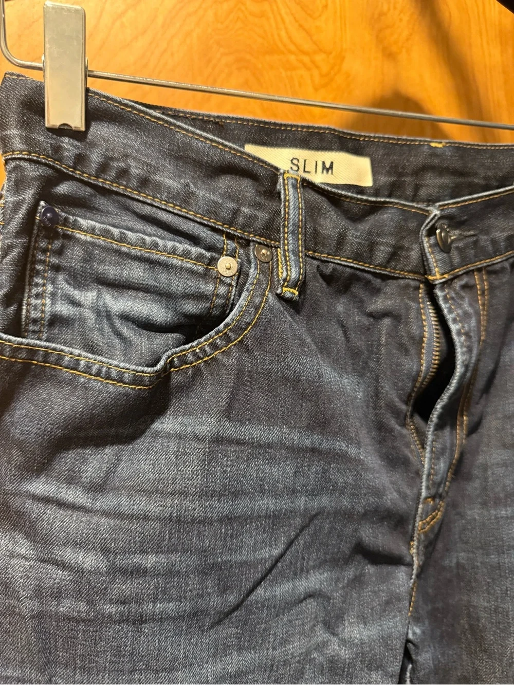 GAP 1969 Slim Men’s Jeans in Dark Blue Denim